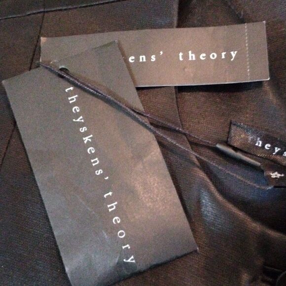 Theory Theyskens' Black Dress Dark Academic Gothcore - Picture 8 of 11